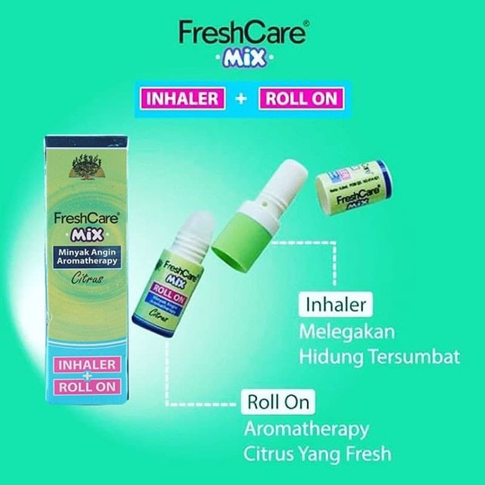 FRESHCARE MIX ROLL ON + INHALER  2 in 1