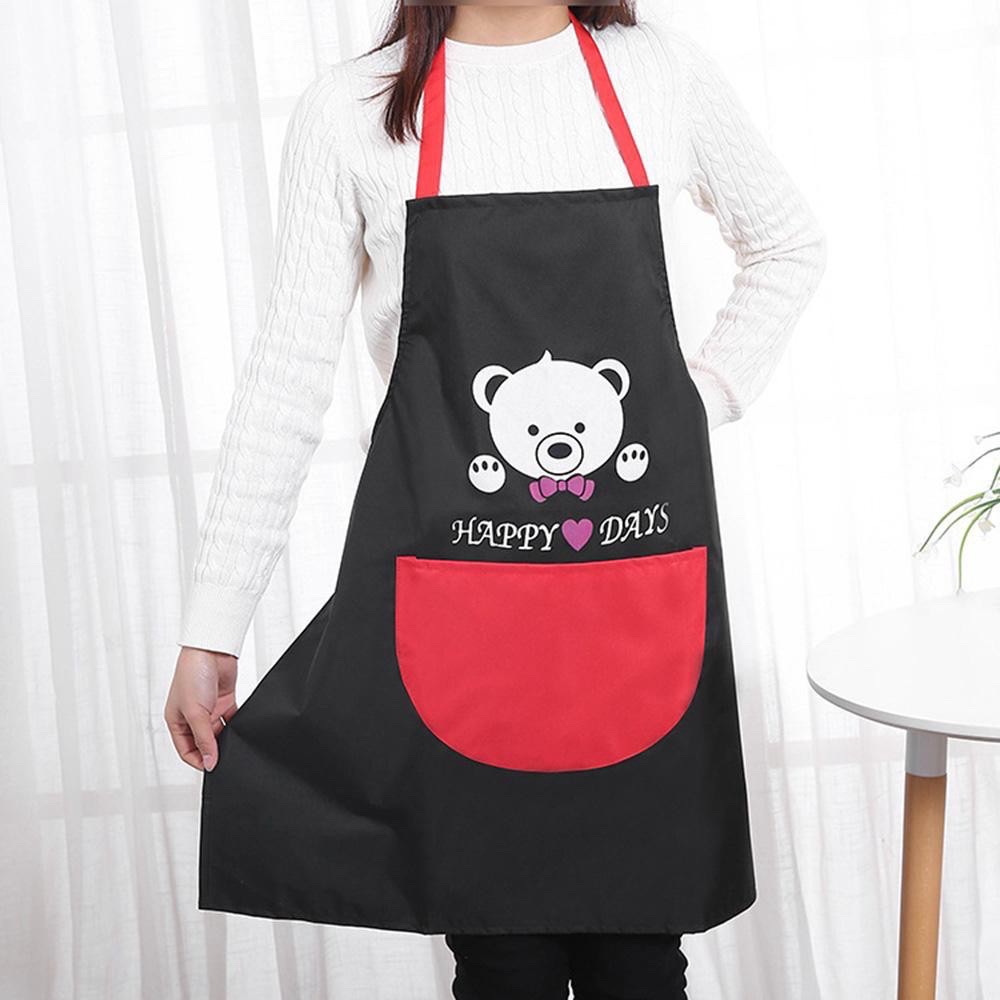 BOSJKT314 Celemek Dapur Motif Beruang / Apron Masak Dapur