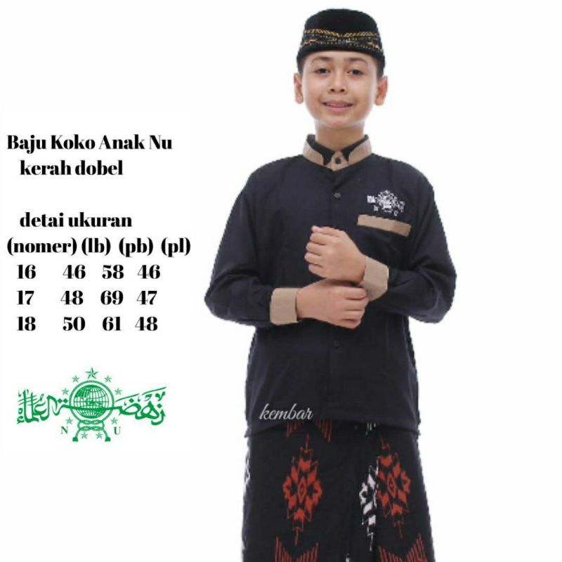Baju Anak Koko Hadroh KEMKO KEMEJA KOKO  KOKO HADROH | KOKO PRIA MUSLIM | KOKO mualim pria anak anak