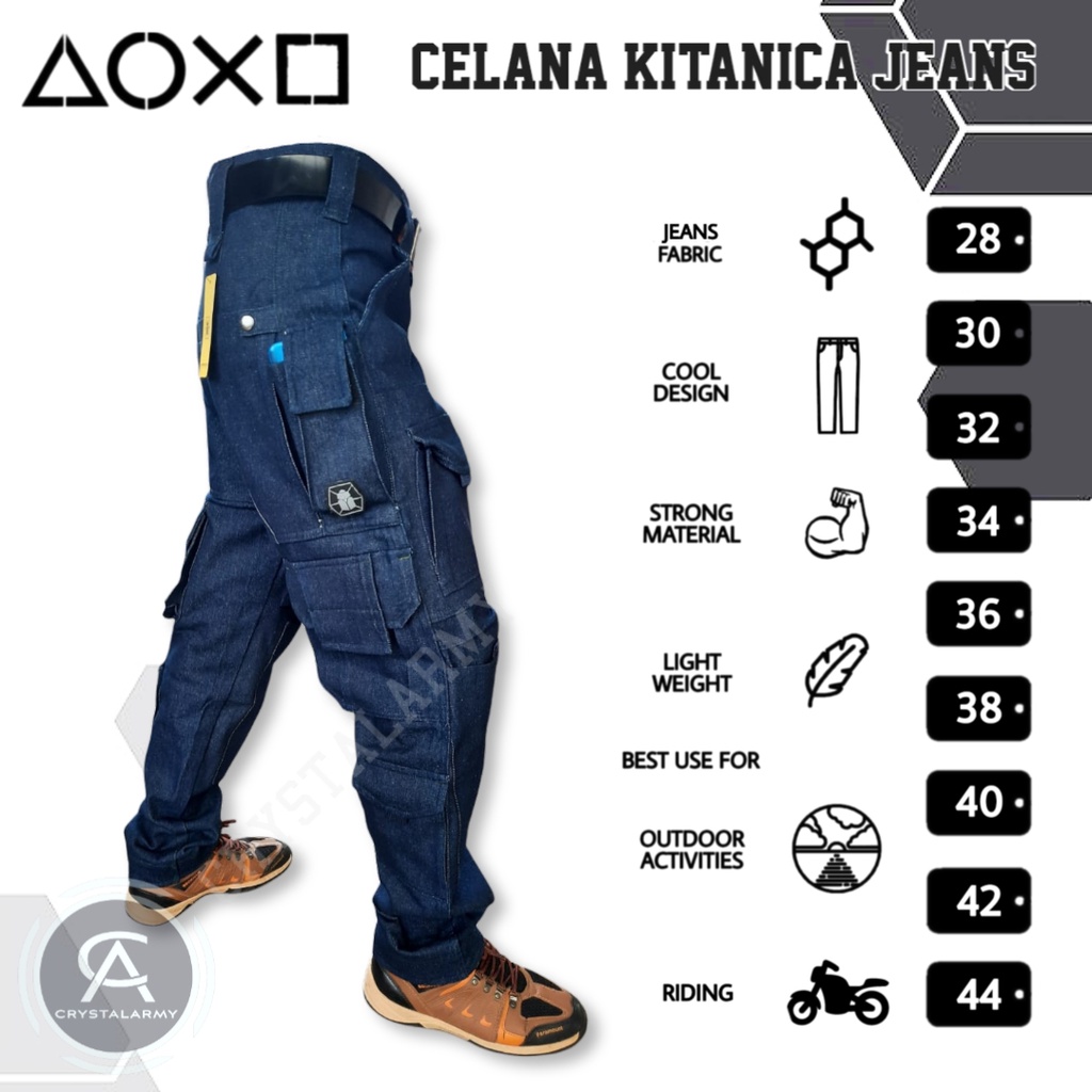 celana KTNC panjang bahan  jeans / celana KTNC bahan jeans