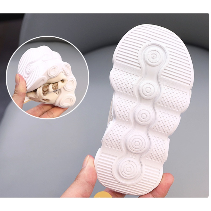 babyfit [size 21-30]sepatu lampu LED MIEWA sneakers anak import qt-0531r