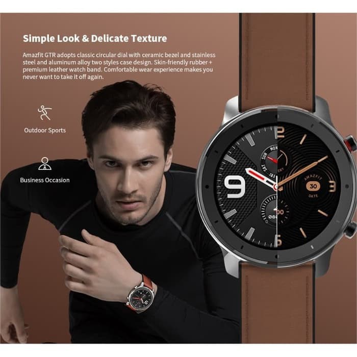 xiaomi amazfit gtr 47mm black aluminium