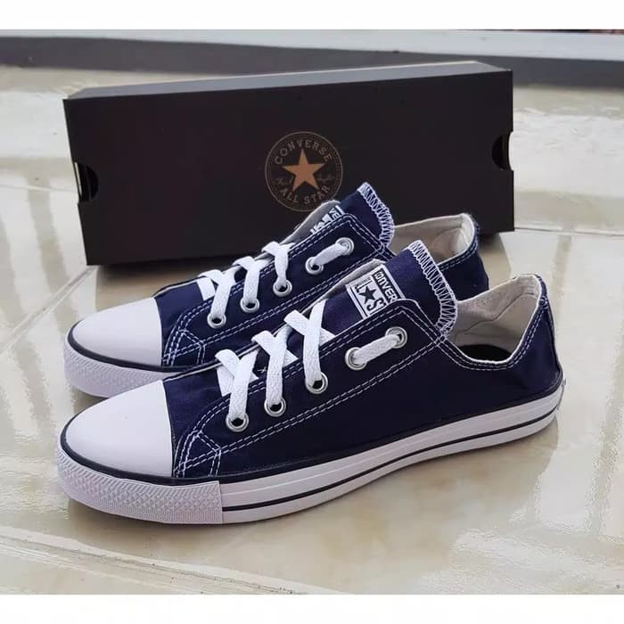 Sepatu Warrior Sparta LC Navy / Warrior Allstar Pendek Navy / Warrior