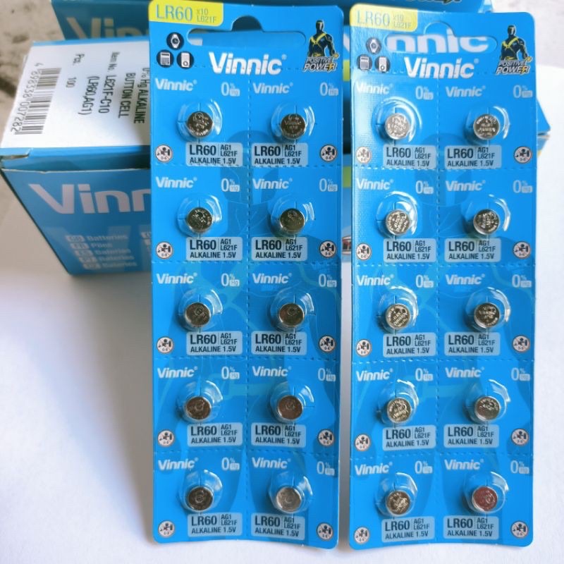 Baterai vinnic LR60/621