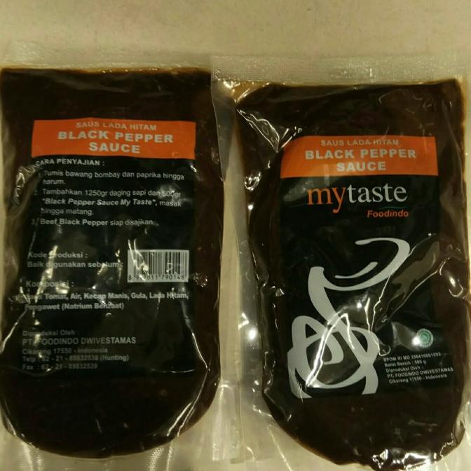 

siap kirim] My Taste Black pepper Sauce 500 gr