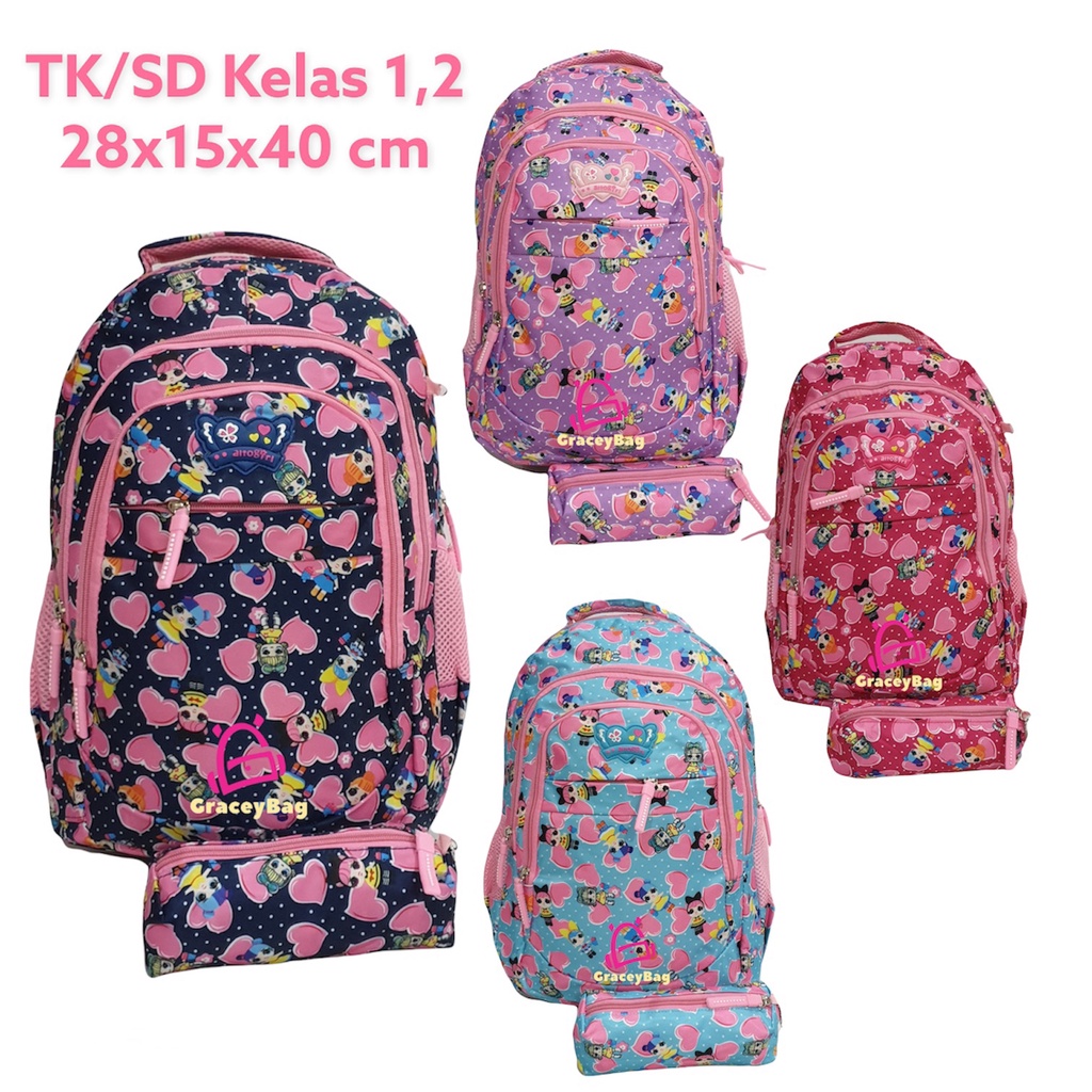 GB-70216/70316 Tas Ransel Anak Perempuan TK/SD Altogirl by Alto