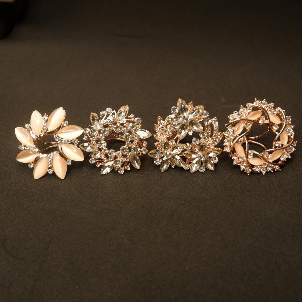 Berbagai variasi Ring Broos Mewah/ ring hijab/ bros hijab /bros besar cocok untuk pesta dan acara kantor /Brooch/Bros hijab/bros cantik/Bros Mutiara/ bros /bros lucu/ Bros Wanita Korean Fashion Style Brooches Gold Color Pearl Brooch Pins Pakaian