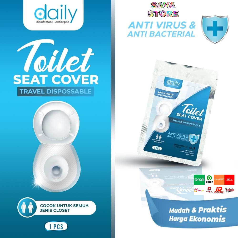 ALAS DUDUK KLOSET ANTIBACTERIAL DAILY TOILET SEAT COVER DISPOSABLE