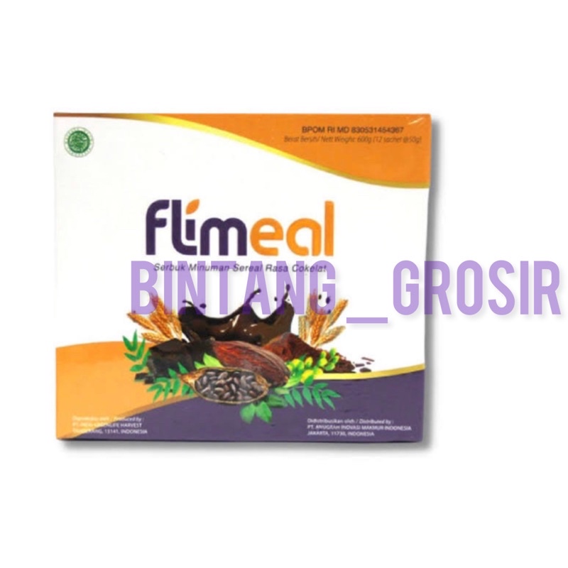 

Flimeal sereal cokelat isi 12 sachet / serbuk minuman sereal rasa cokelat / flimeal cokelat / chocolate / cereal