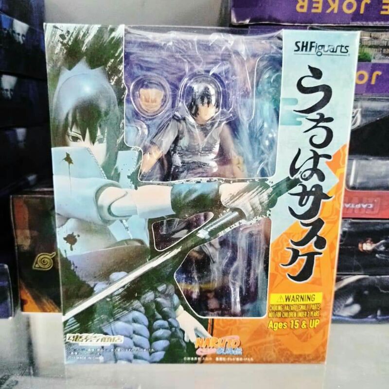 mainan figureuchiha sasuke
naruto series
recast shf bandai
