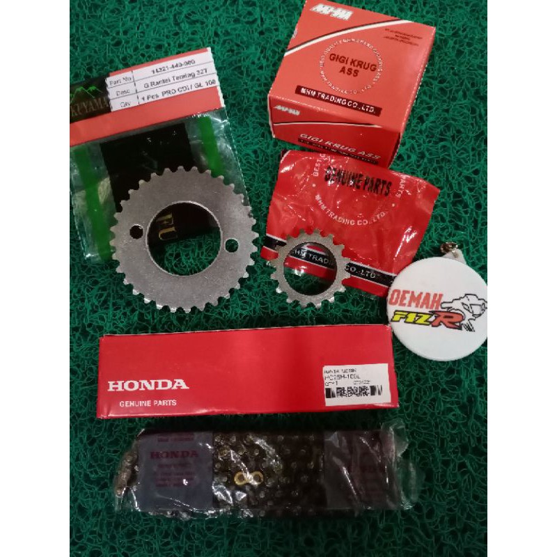 Kamprat Set 25h 100 Gigik Sentrik Gigi Timing GL Pro Cdi GL 100 PNP TIGER