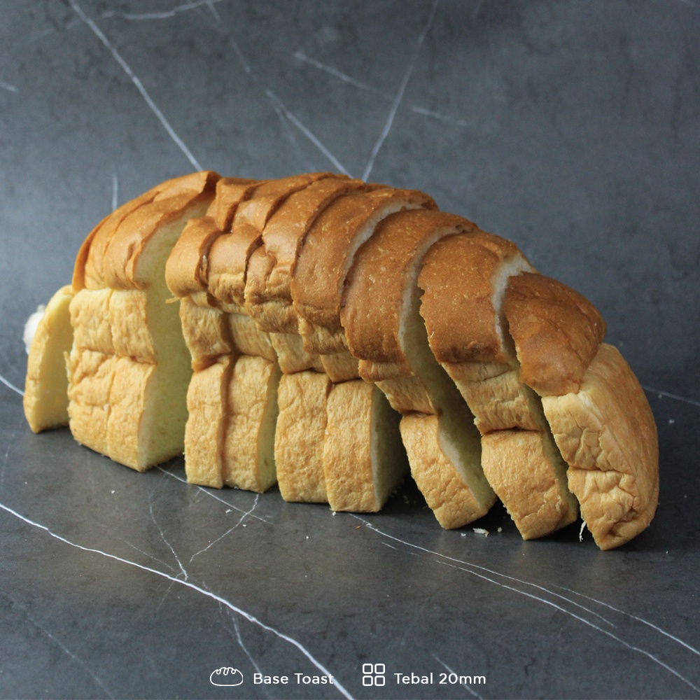 

Roti Tawar Toast 20mm | Base Tawar Toast 20mm