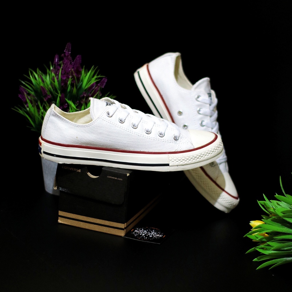 100% BNIB Converse All Star Classic Low Ox Sepatu Pria Wanita Sneakers Casual Sekolah - 1:1 Original