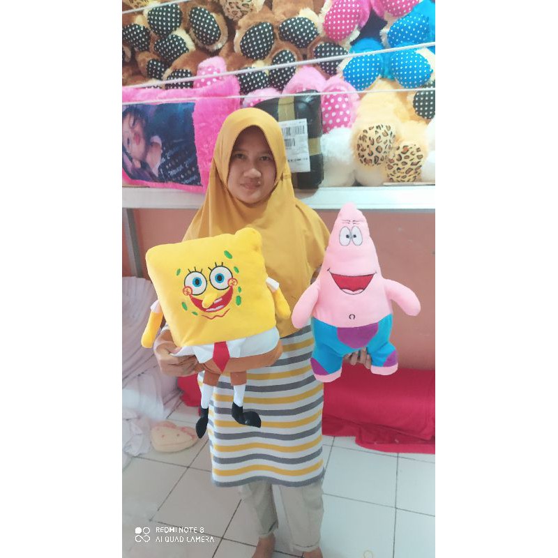Boneka Patrick Dan Spongebob
