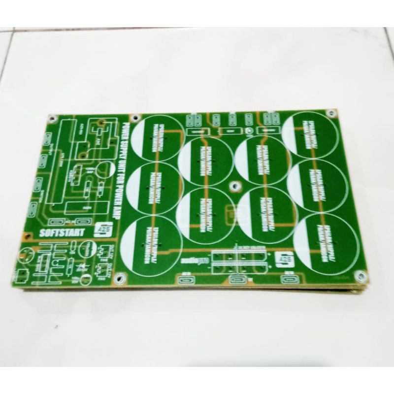 PCB Softstart Plus PCB 10 Elco PSU Class ab dan b