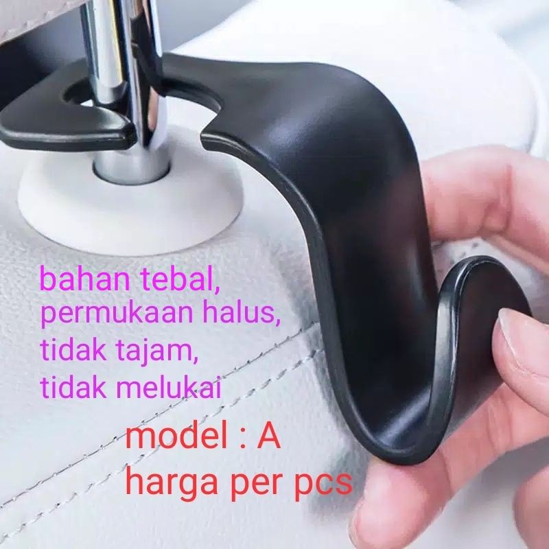 Gantungan Jok Mobil Hanger Hook Mobil Gantungan Mobil Cantolan Dalam Mobil Gantungan Kursi Jok Mobil Car Seat Headrest Hook Hanger Holder