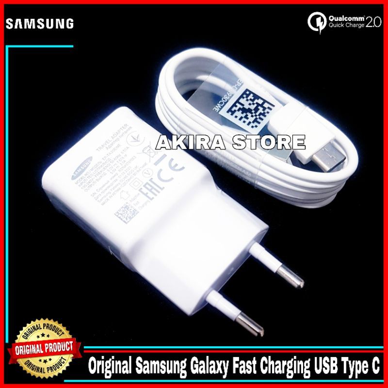 Charger Samsung Galaxy M10s M30s A50s Original 100% Fast Charging USB Type C Sein