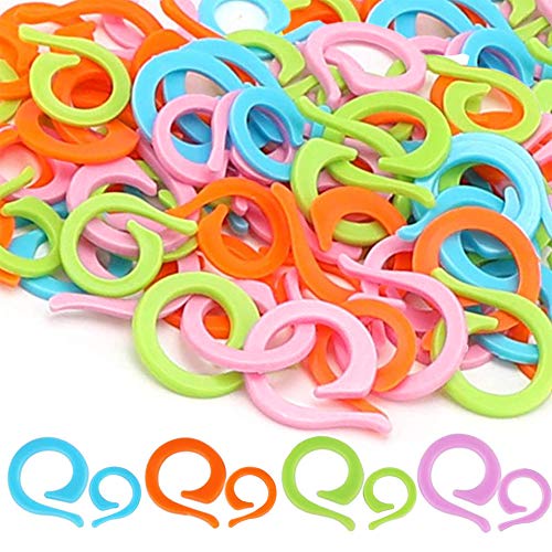 [SATUAN] Split Ring Stitch Marker Koma Penanda Rajutan Alat Bantu Rajut Plastik