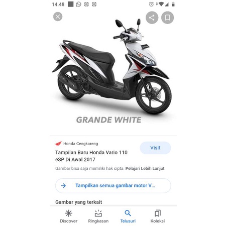 COVER L-R FLOOR SIDE COVER DAK BAWAH VARIO 110 ESP LED SEBELAH ORIGINAL K46 -N00