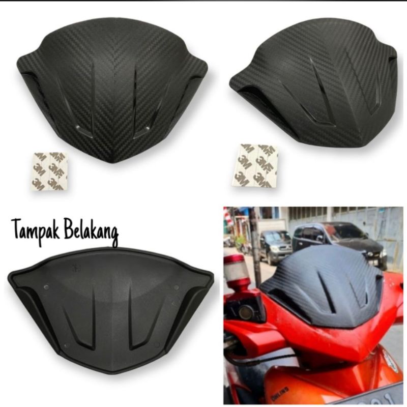 Visor Beat Carbu Lama Carbon