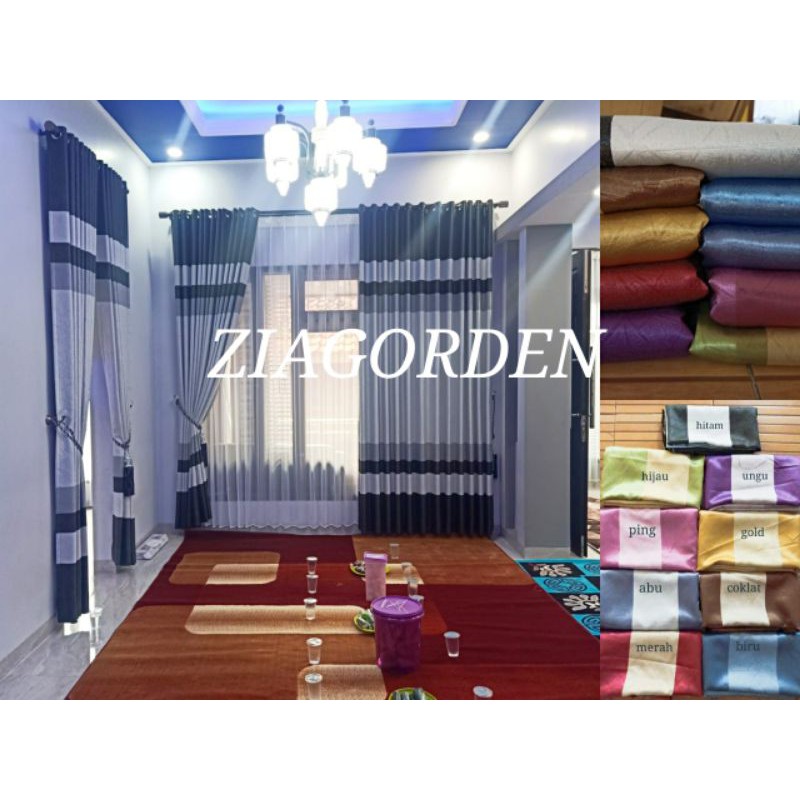 GORDEN BLACKOUT PREMIUM PELANGI GORDEN JENDELA MINIMALLIS