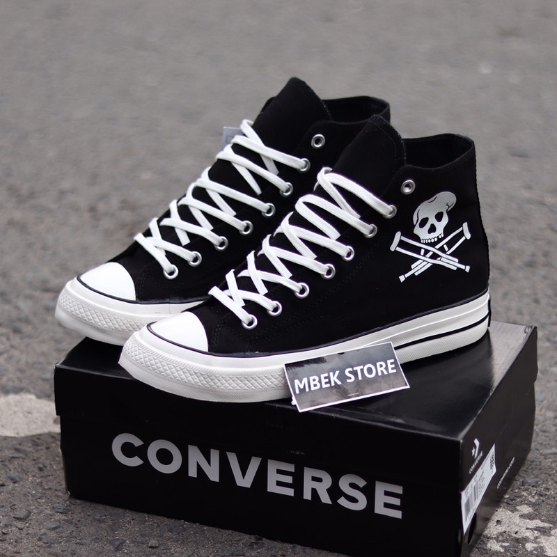 Sepatu Converse Chuck Taylor 70s High X MTV Jackass Number Two Black Premium