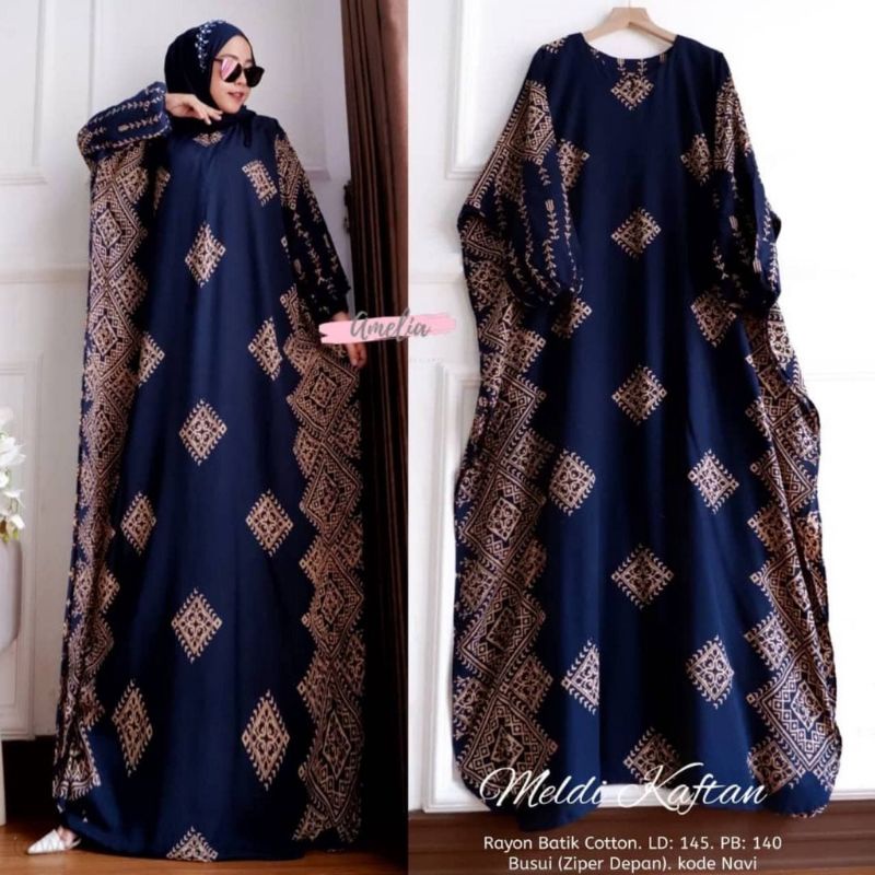 GROSIR DASTER |KAFTAN BARA |DRES JUMBO BUSUI LD.150 BAHAN RAYON TEBAL ADEM BISA COD