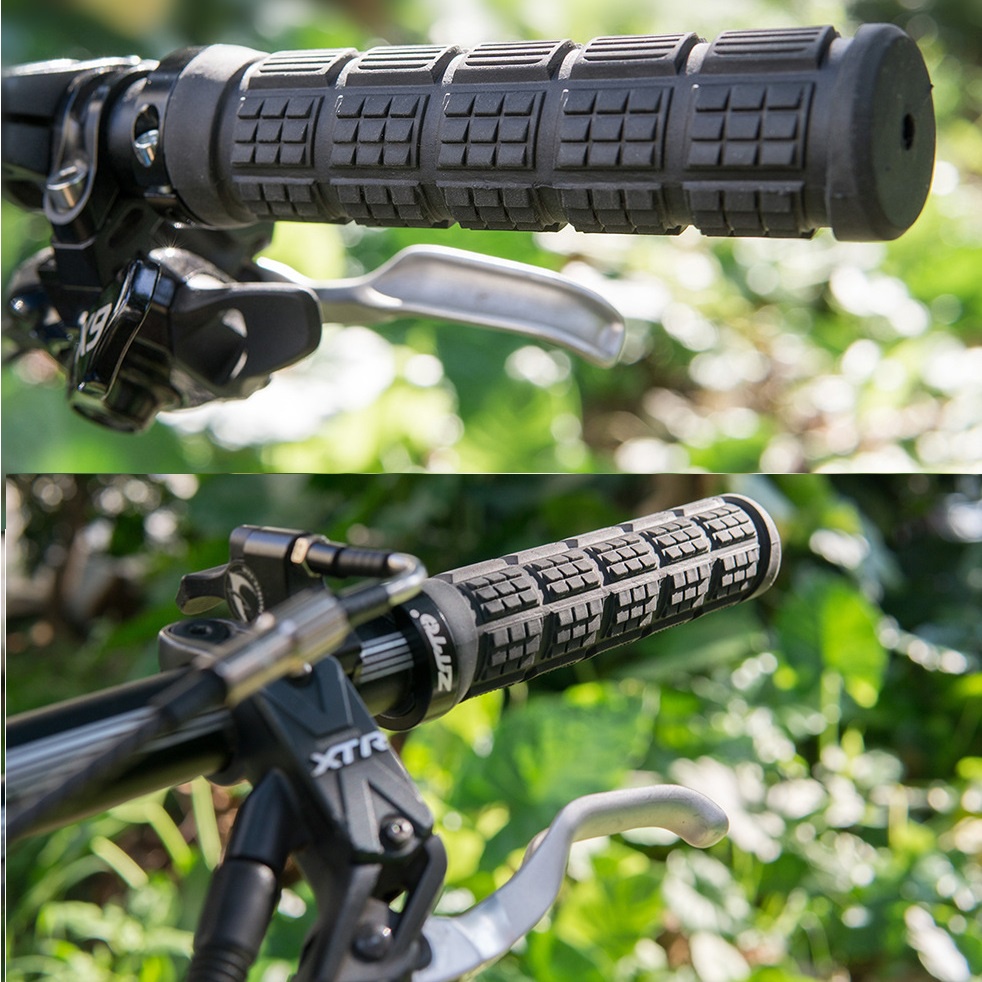 Handgrip ZTTO single Lock rubber pegangan stang sepeda mtb model Ergon