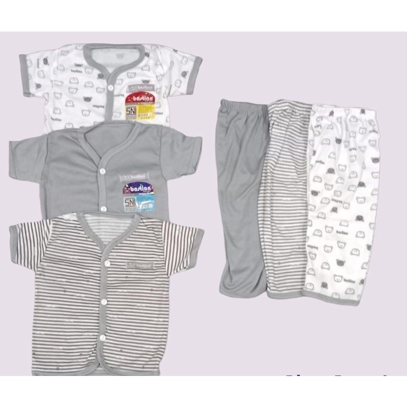 Stelan Bayi Tutup Kaki/Buka Kaki Bastian/ baju bayi newborn lahir