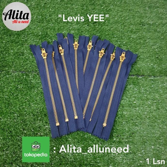 [[COD]] Resleting Jeans 6 Inci Merek YEE/ Levis YEE 6 Inci (1 Lusin) TERBATAS Kode 998