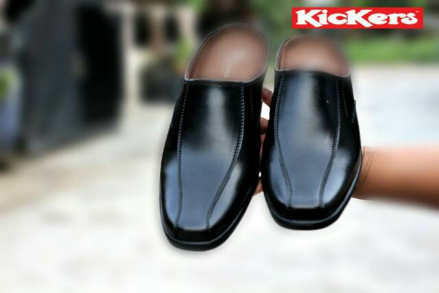 Best seller !!! Sepatu Sendal Pria Bustong kickers cowok pantopel kerja kantoran formal