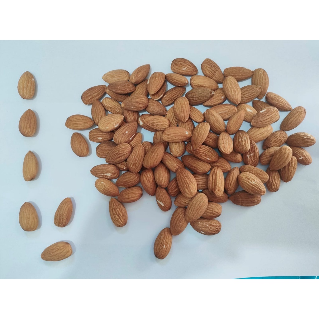 

KACANG ALMOND MENTAH / RAW NATURAL ALMOND BLUE DIAMOND NPX 27/30 - 1KG