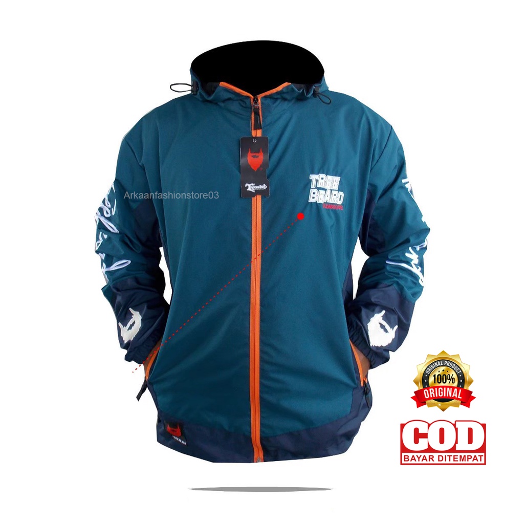 [ BISA COD ] AKN JAKET OTDOOR PRIA  CLIMBSCAPE / JAKET HOODIE OUTDOR ORIGINAL TREEBEARD WINDPROOF ANTI ANGIN