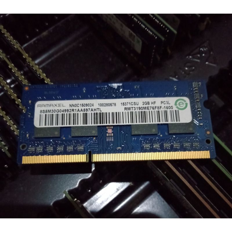 Ram laptop RAMAXEL DDR3 2GB PC3L 1600 mhz 1.35 volt memori sodimm