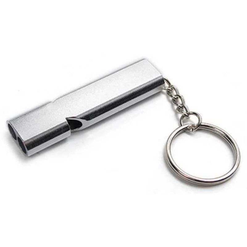 Peluit Survival Outdoor Emergency Whistle untuk olahraga, burung free fly FF dan gantungan kunci ken