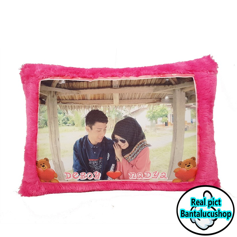 Bantal Foto Custom size Bantal Tidur 40x60cm