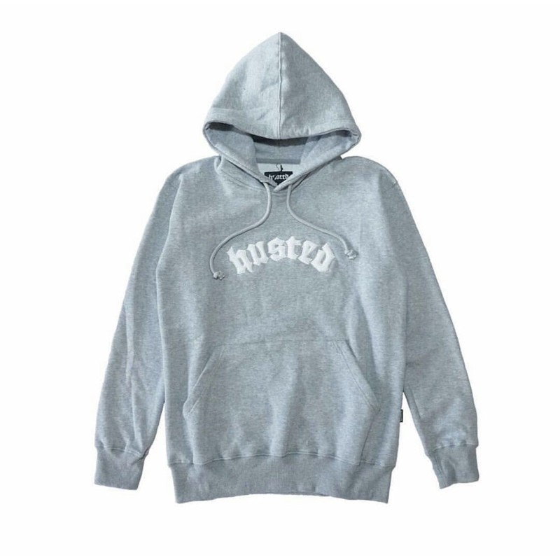 husted youth hoodie backstabber grey