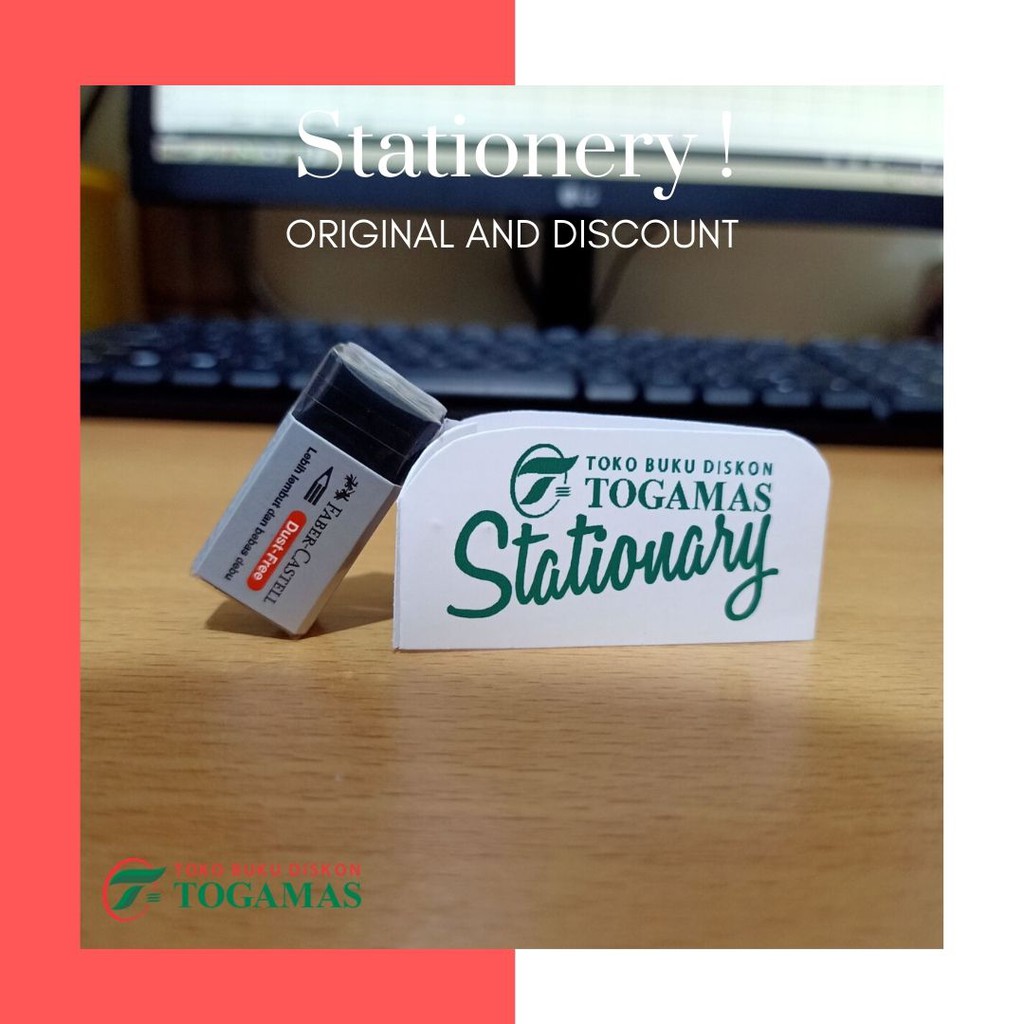 

ERASER BLACK SMALL DUST FREE 187299 FABER CASTEL