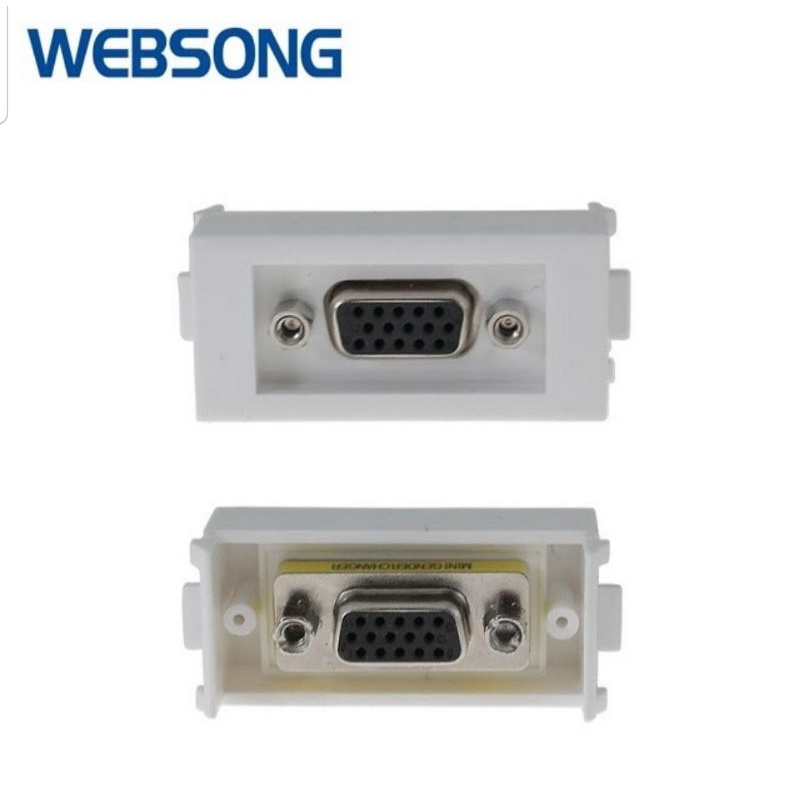 Wall Socket Stop Kontak Module VGA Websong