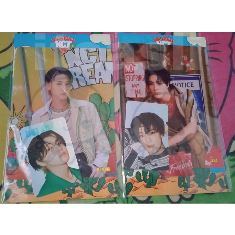 Stande holo Jeno renjun nct dream hot sauce