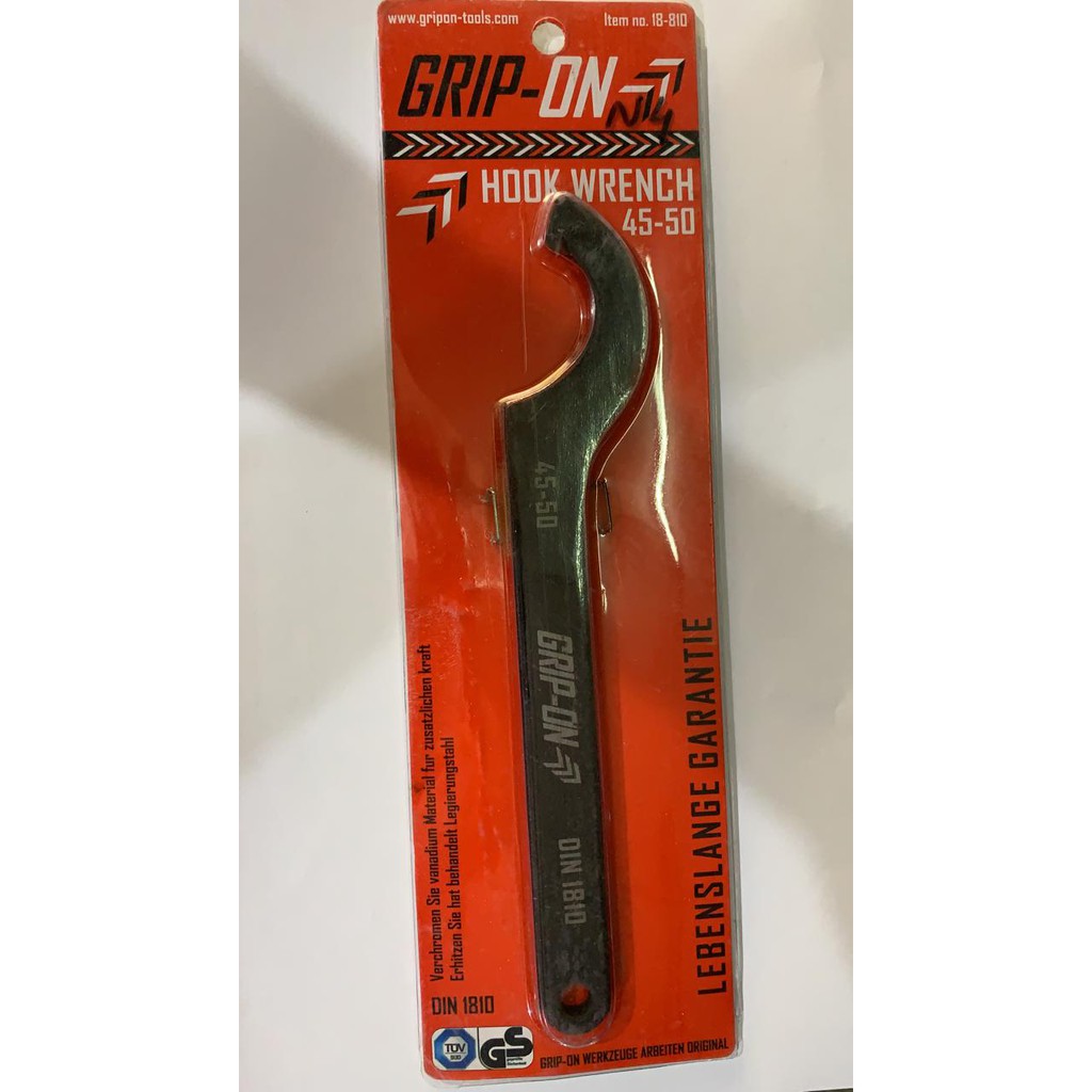 GRIP ON 18-810 Hook Wrench 45-50 mm Kunci Kait Stel Komstir Sokbreker