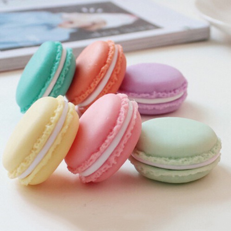 Kotak Perhiasan Bentuk Macaron Warna Permen Untuk Hadiah Ulang Tahun