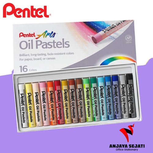 

Oil Pastel | Crayon Pentel 16 Warna