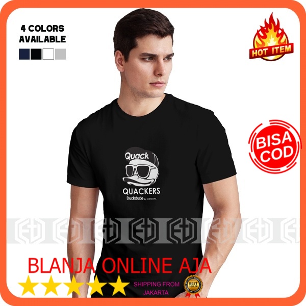 ⭐️⭐️⭐️⭐️⭐️BAJU [4 Colors] Logo DuckDude Duck Dude T Shirt Streetwear Style Trendy Cotton Pakaian Baj