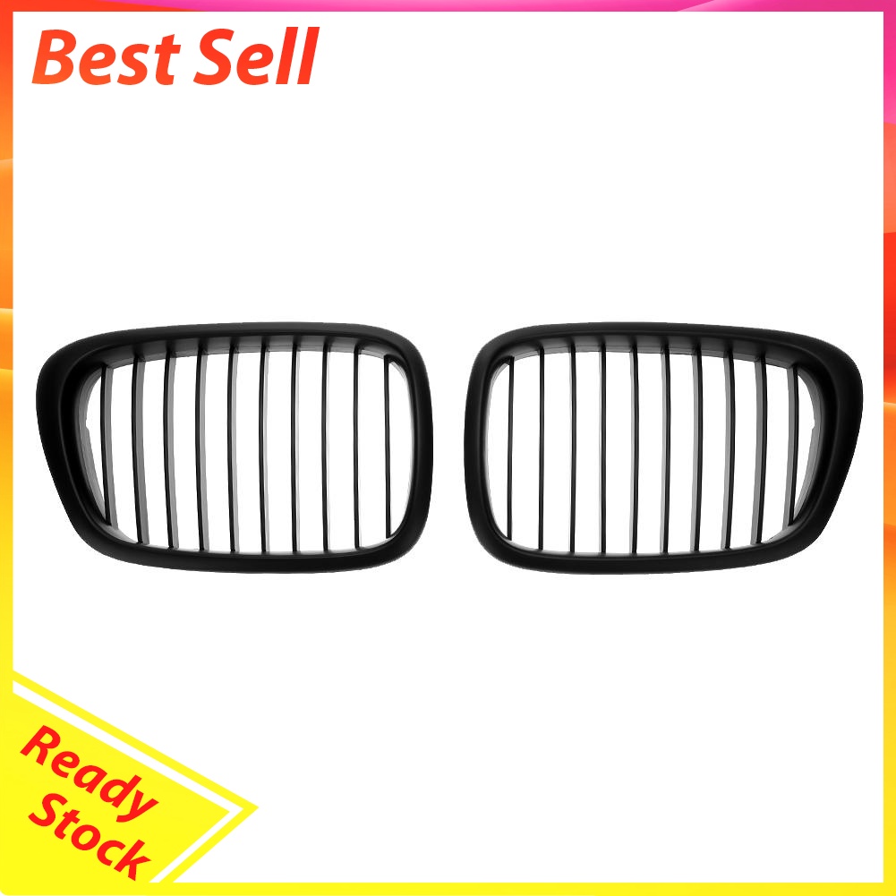 E39 Matt Black Kidney Front Grille for BMW 99-03 518 520 523 525 528 530