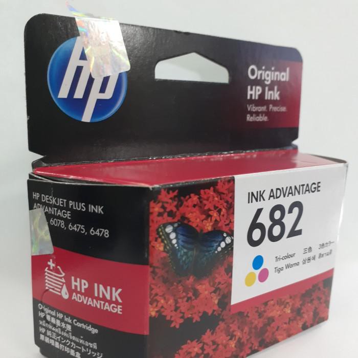 Jual Tinta Printer Hp Deskjet 682 Color Original Ink Catridge Garansi