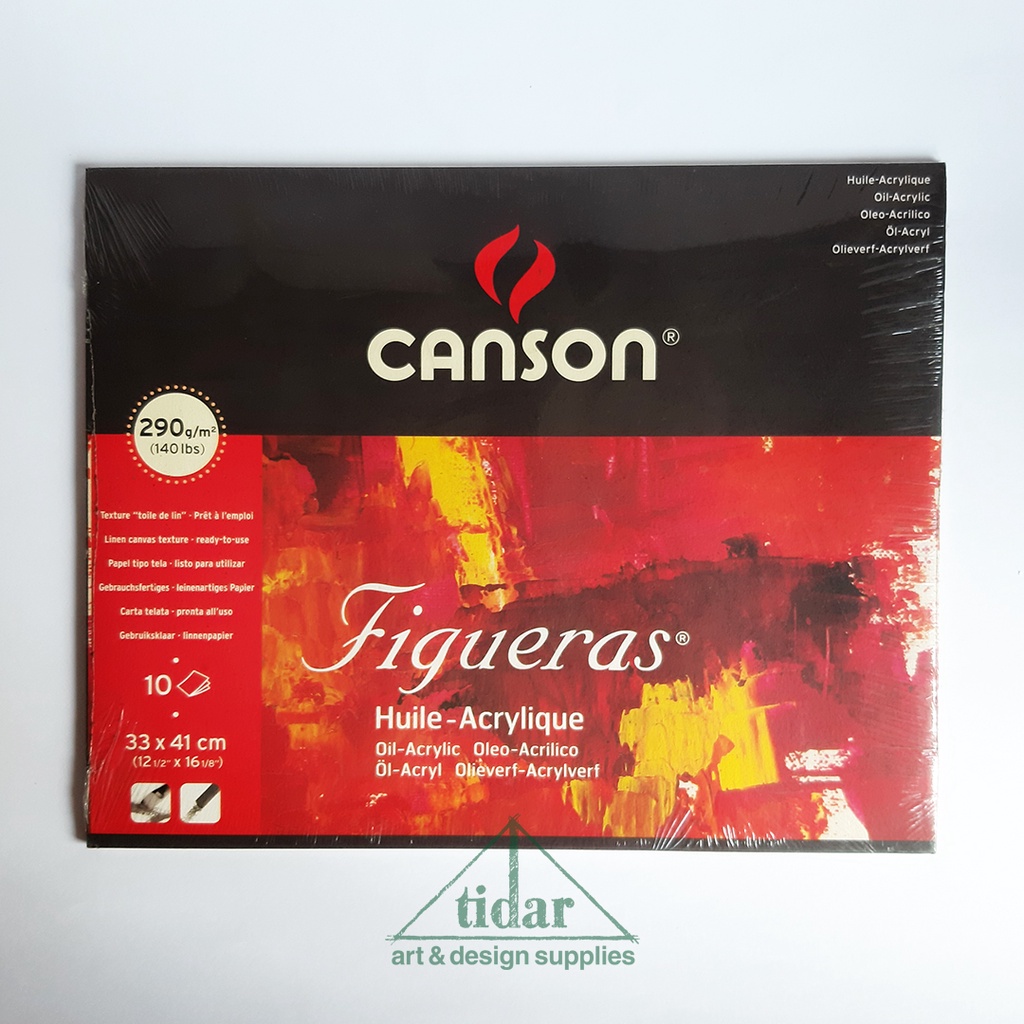 

Canson Figueras Sketchbook 33 x 41 cm - Kertas / Karton Putih Lukis Oil / Acrylic / Pastel