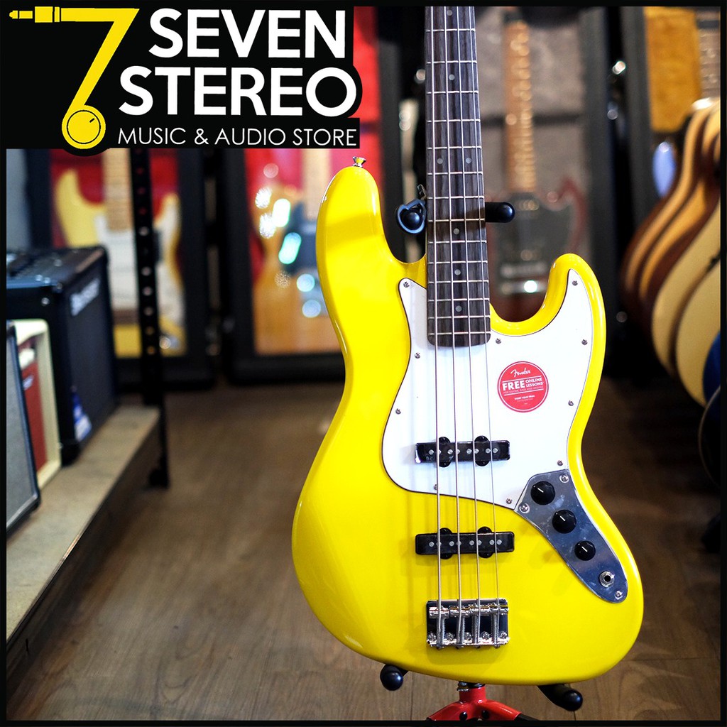 Squier Affinity Jazz Bass Grafitti Yellow