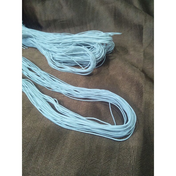 12 mtr karet elastis 1mm - karet benang untuk gelang kalung