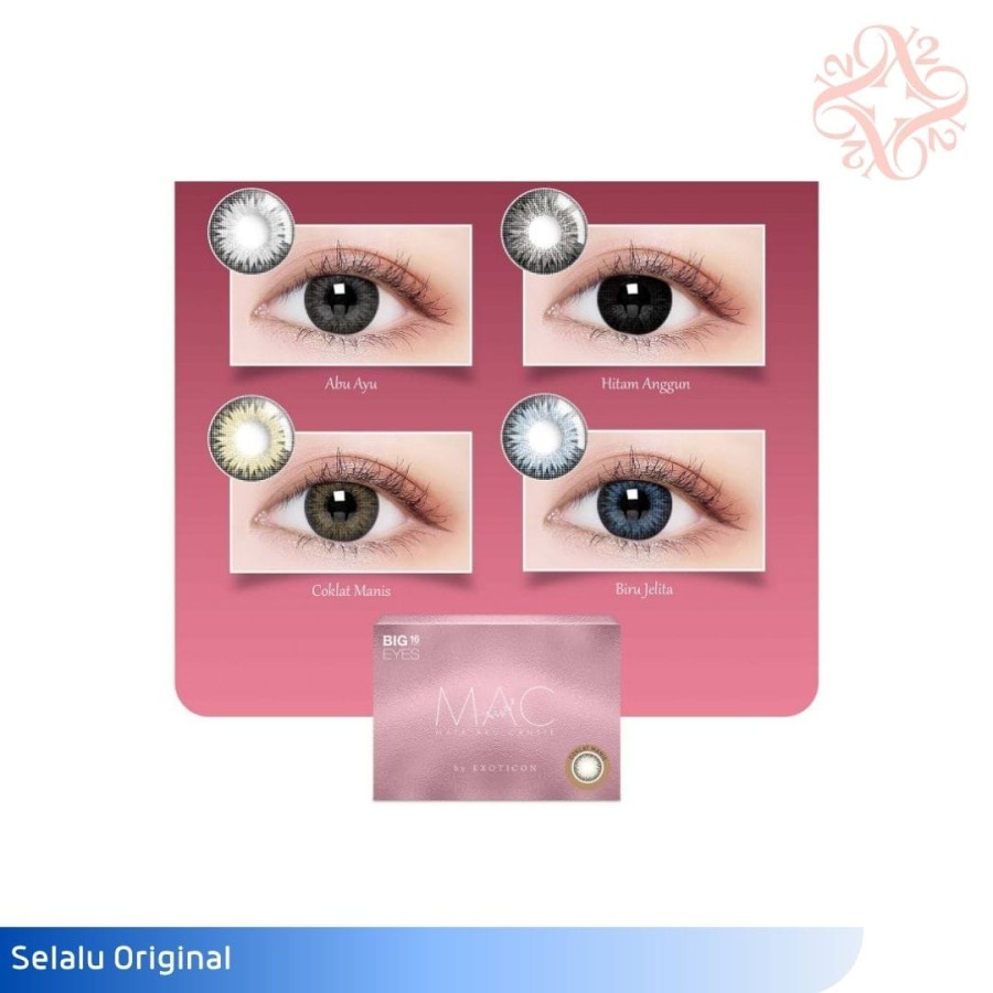 SOFTLENS WARNA X2 MAC MATA AKU CANTIK